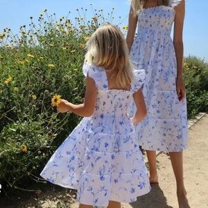 Hill House Tiny Ellie Nap Dress Blue Floral